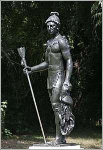 Cassique Statue at Charles Towne Landing