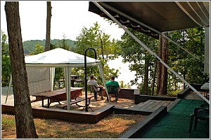 Camping at Calhoun Falls State Park