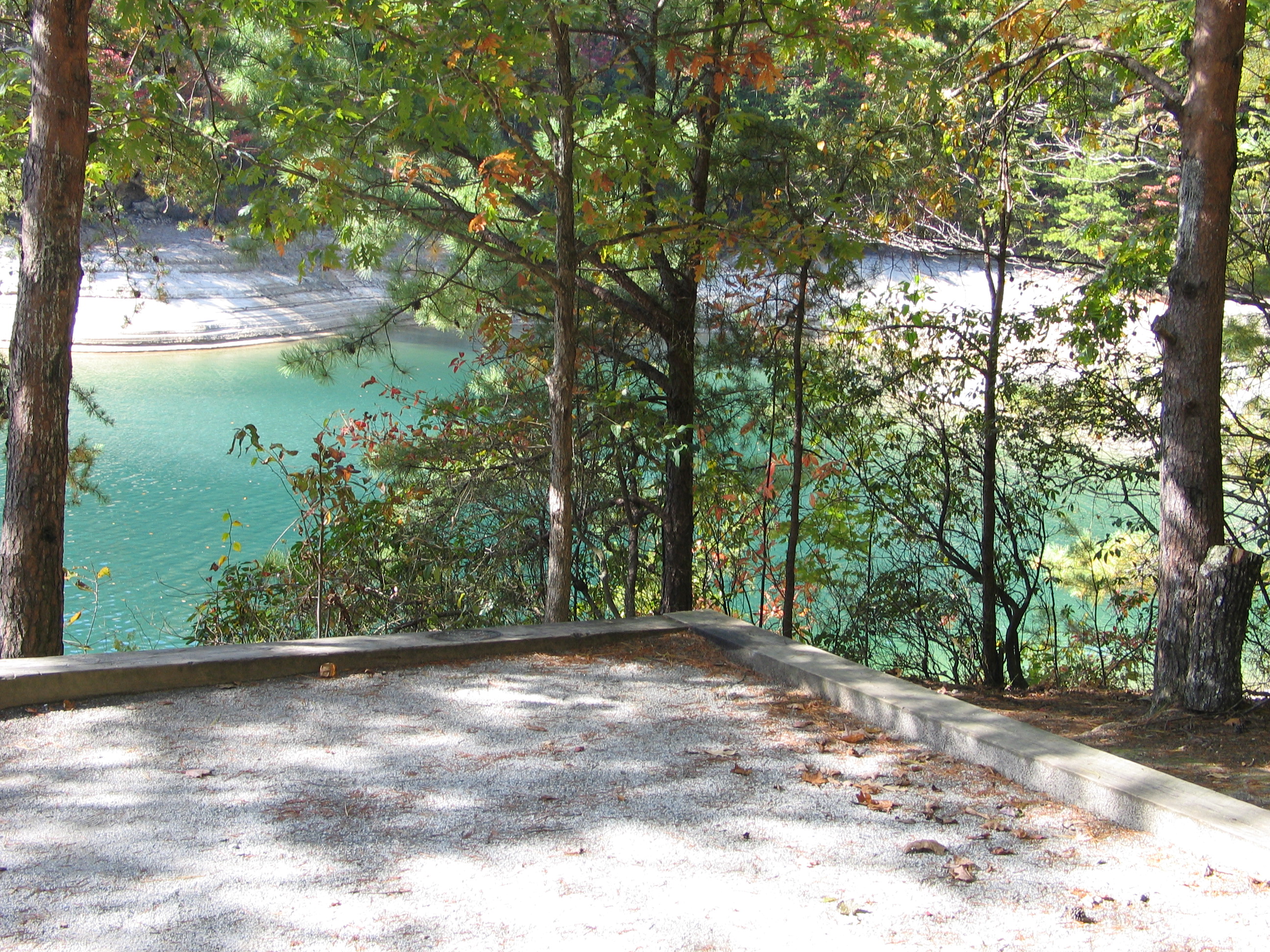 View from Devils Fork Boat-In Site