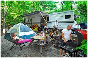 RV Camping at Devils Fork