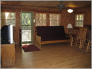 Givhans Ferry Cabin Living Room