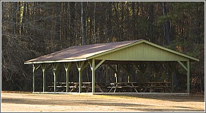 One of Two Picnic Shelters at Goodale