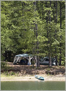 Camping at Hickory Knob