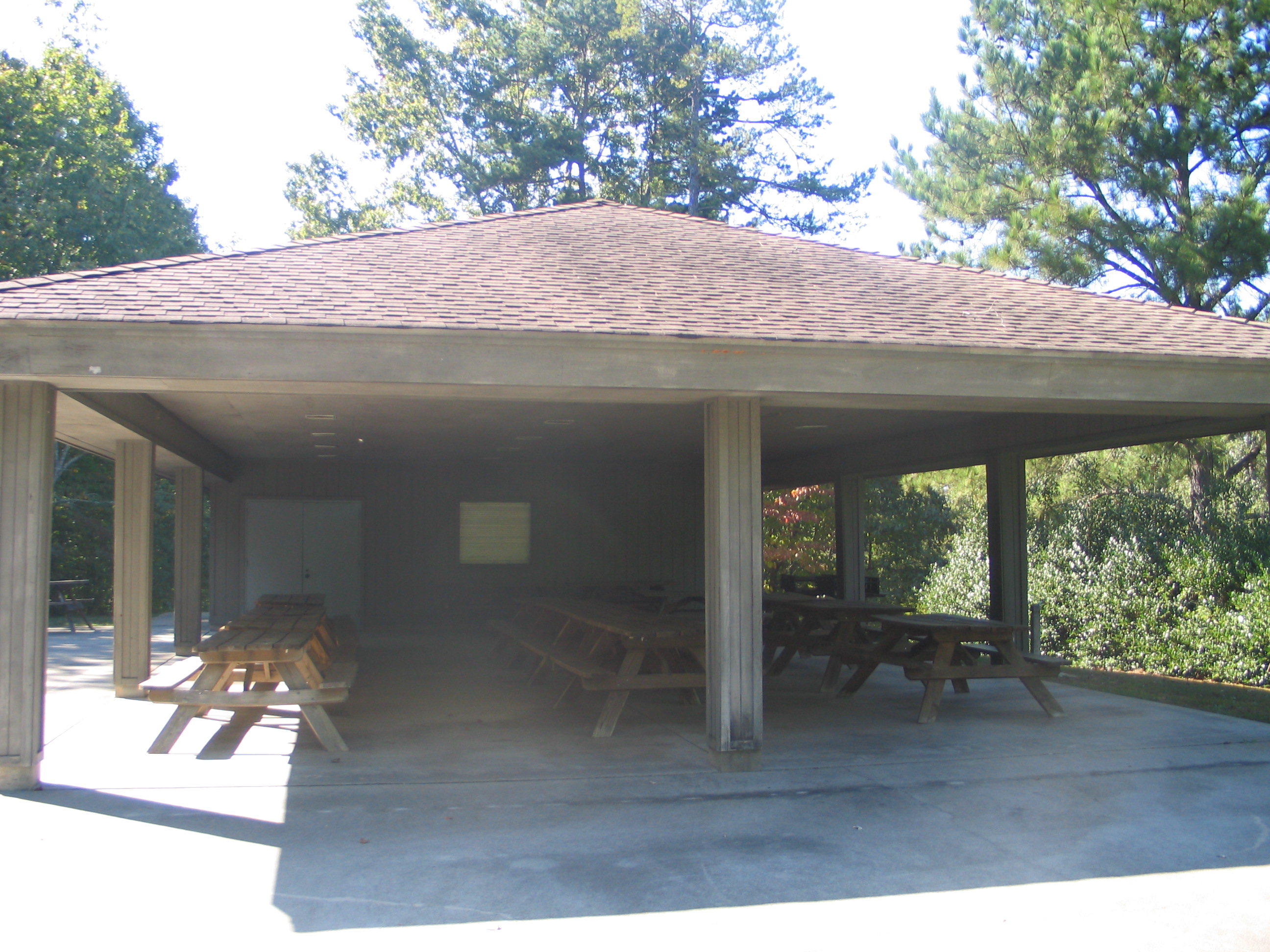Picnic Shelters at Lake Hartwell State Park