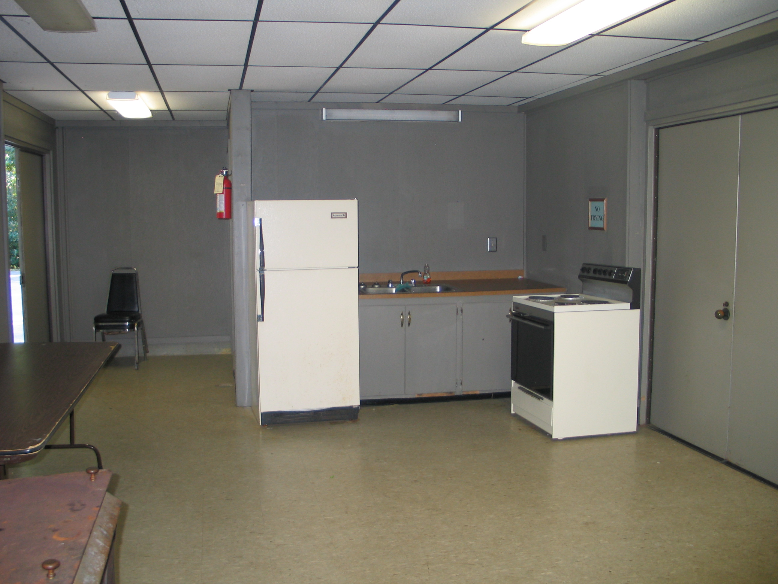 Kitchen in Picnic Shelter