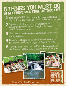 Top 5 Things to do at Musgrove Mill