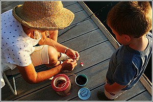 Fishing at Santee State Park