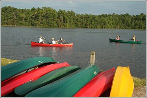 Paddling at Sesquicentennial State Park