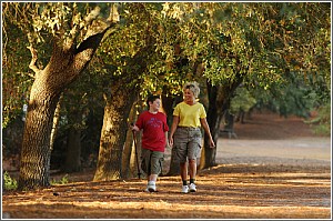 Walking at Sesquicentennial State Park