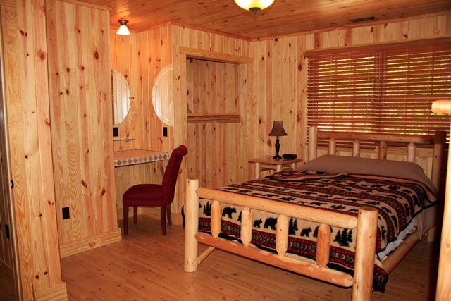 Bedroom of Table Rock Cabin