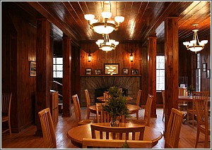 Downstairs in the Lodge